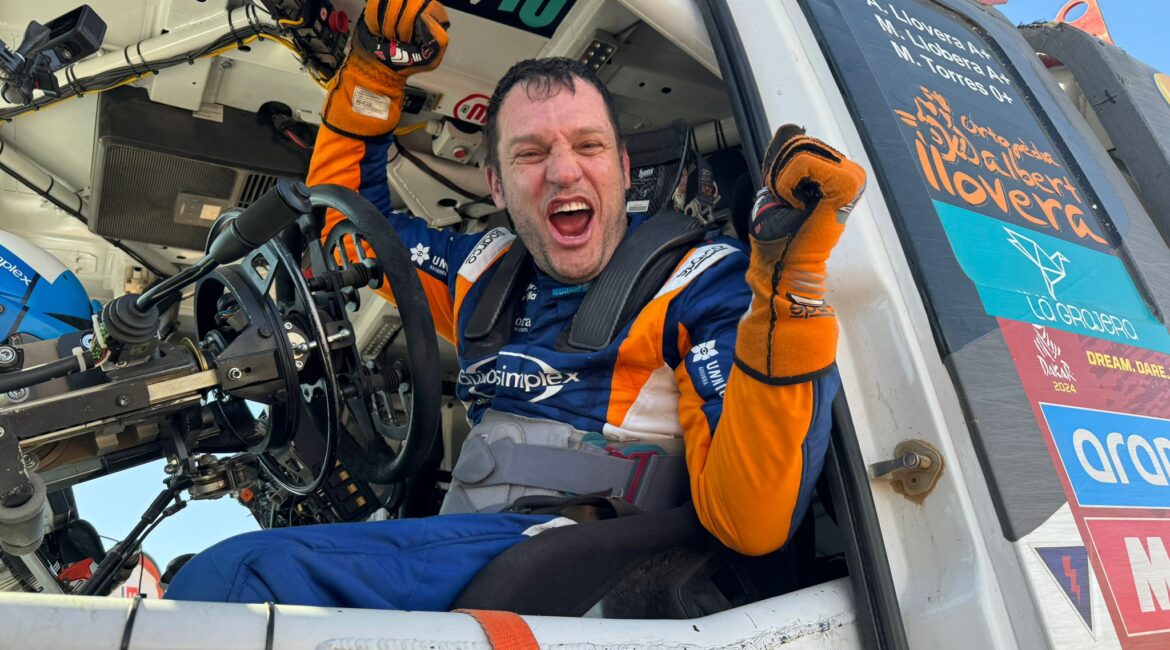 Vozíčkář Llovera z ostravského týmu FESH FESH dokončil Rallye DAKAR!